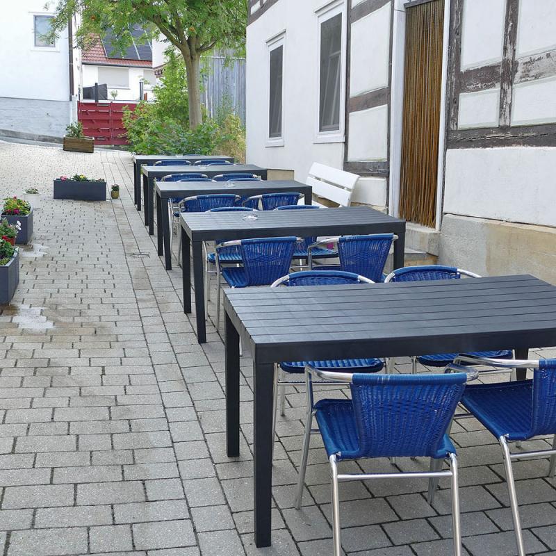 Ristorante & Pizzeria da Silvio Sommerterrasse